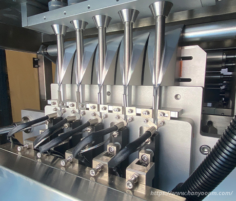 Machine d'emballage série verticale multivoie