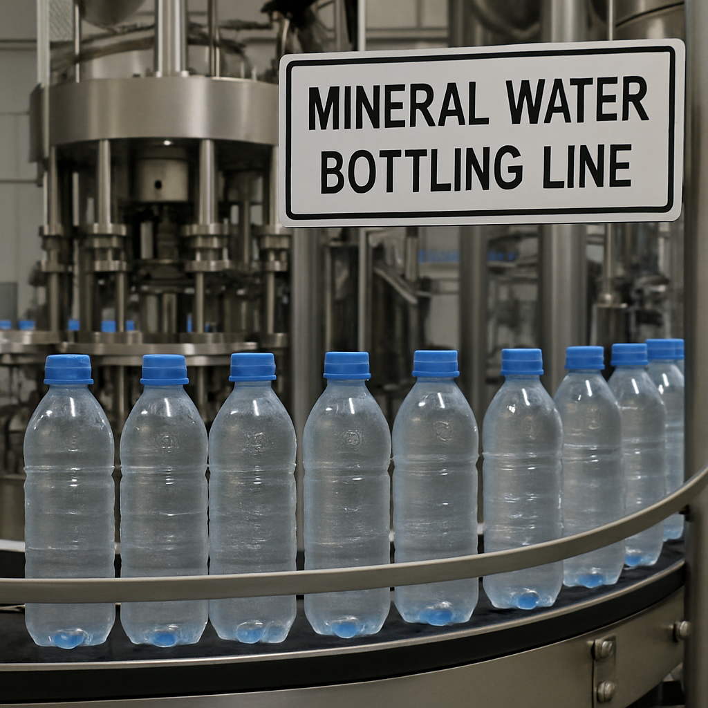 Augmentez la production avec une machine de remplissage d’eau minérale